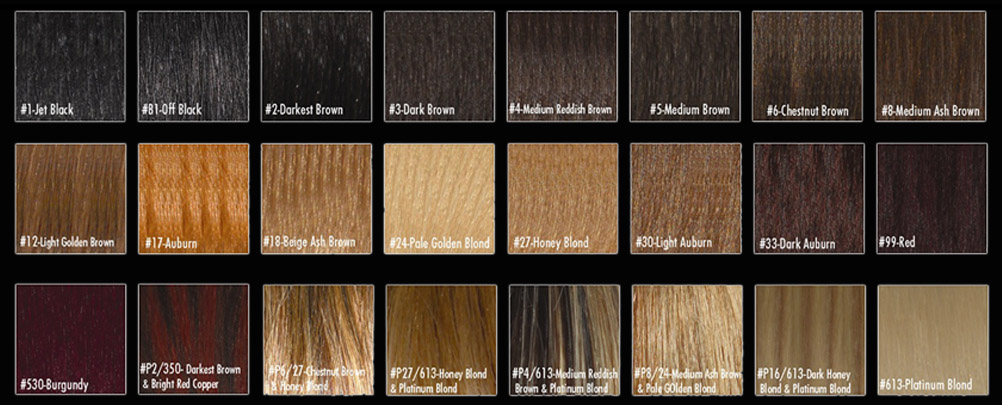 African Hair Color Chart